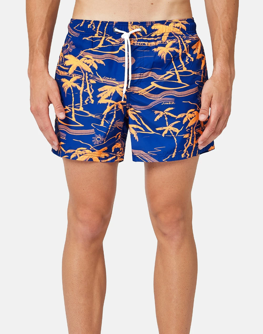 Sundek COSTUME DA BAGNO CORTO VITA ELASTICATA STAMPA HAWAIIAN PSICHO