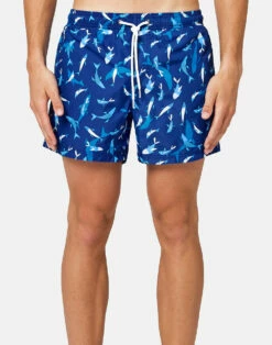 Sundek COSTUME DA BAGNO CORTO VITA ELASTICATA STAMPA SCUBA FISH