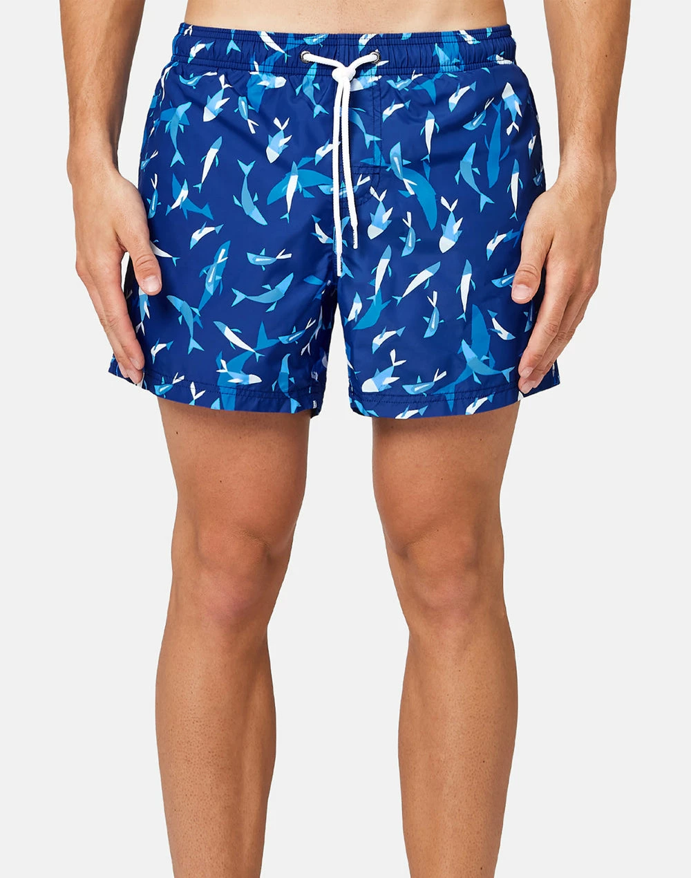 Sundek COSTUME DA BAGNO CORTO VITA ELASTICATA STAMPA SCUBA FISH