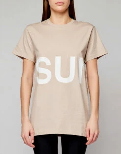 Sundek MAXI T-SHIRT IN COTONE ORGANICO CON STAMPA LOGO