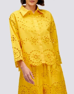 Sundek CAMICIA DA DONNA IN SANGALLO