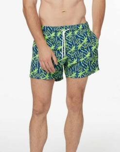 Sundek COSTUME DA BAGNO CORTO A VITA ELASTICATA CON STAMPA FREAKY PALM