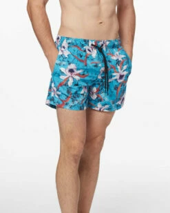 Sundek COSTUME DA BAGNO CORTO A VITA ELASTICATA STAMPA OR-KIDDY