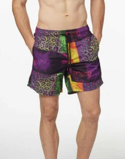 Sundek COSTUME DA BAGNO MEDIO A VITA ELASTICATA STAMPA ZINE