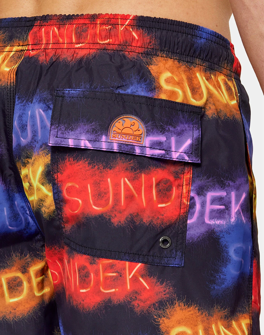 Sundek COSTUME DA BAGNO CORTO CON STAMPA BLAZING - immagine 3