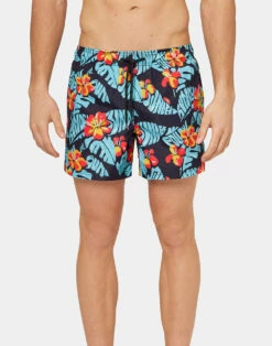 Sundek COSTUME DA BAGNO CORTO CON STAMPA FANTASIA TROPICALE