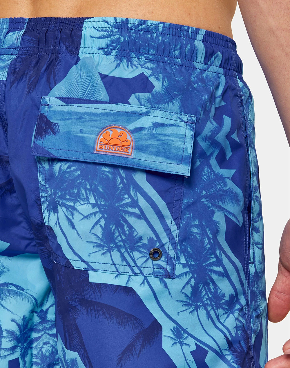 Sundek COSTUME DA BAGNO CORTO CON STAMPA CLIPPING ART - immagine 3