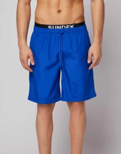 Sundek COSTUME DA BAGNO LUNGO VITA ELASTICATA CON ELASTICO LOGO LIGHT POLY