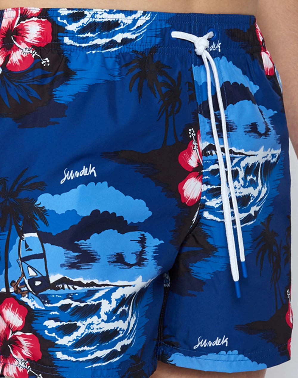 Sundek COSTUME DA BAGNO STAMPA SURFING THE HEAVEN REPREVE® - immagine 4