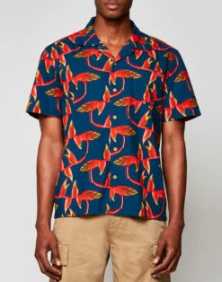 Sundek CAMICIA CON STAMPA SHOOTING BLOOMS ALL OVER