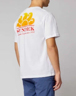 Sundek T-SHIRT NEW HERBERT GIROCOLLO CON MAXI-LOGO