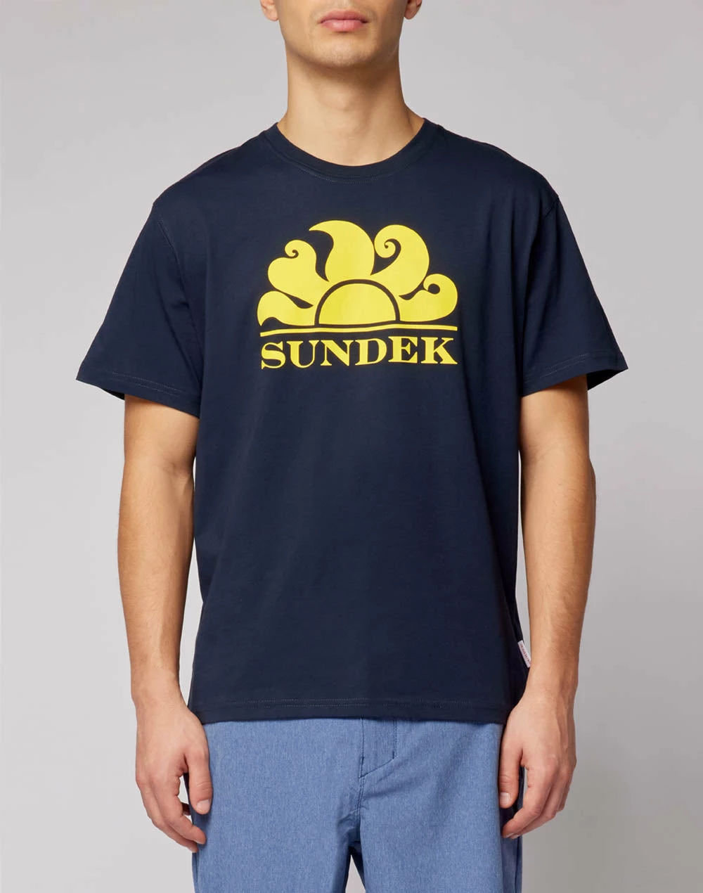 Sundek T-SHIRT GIROCOLLO CON STAMPA LOGO
