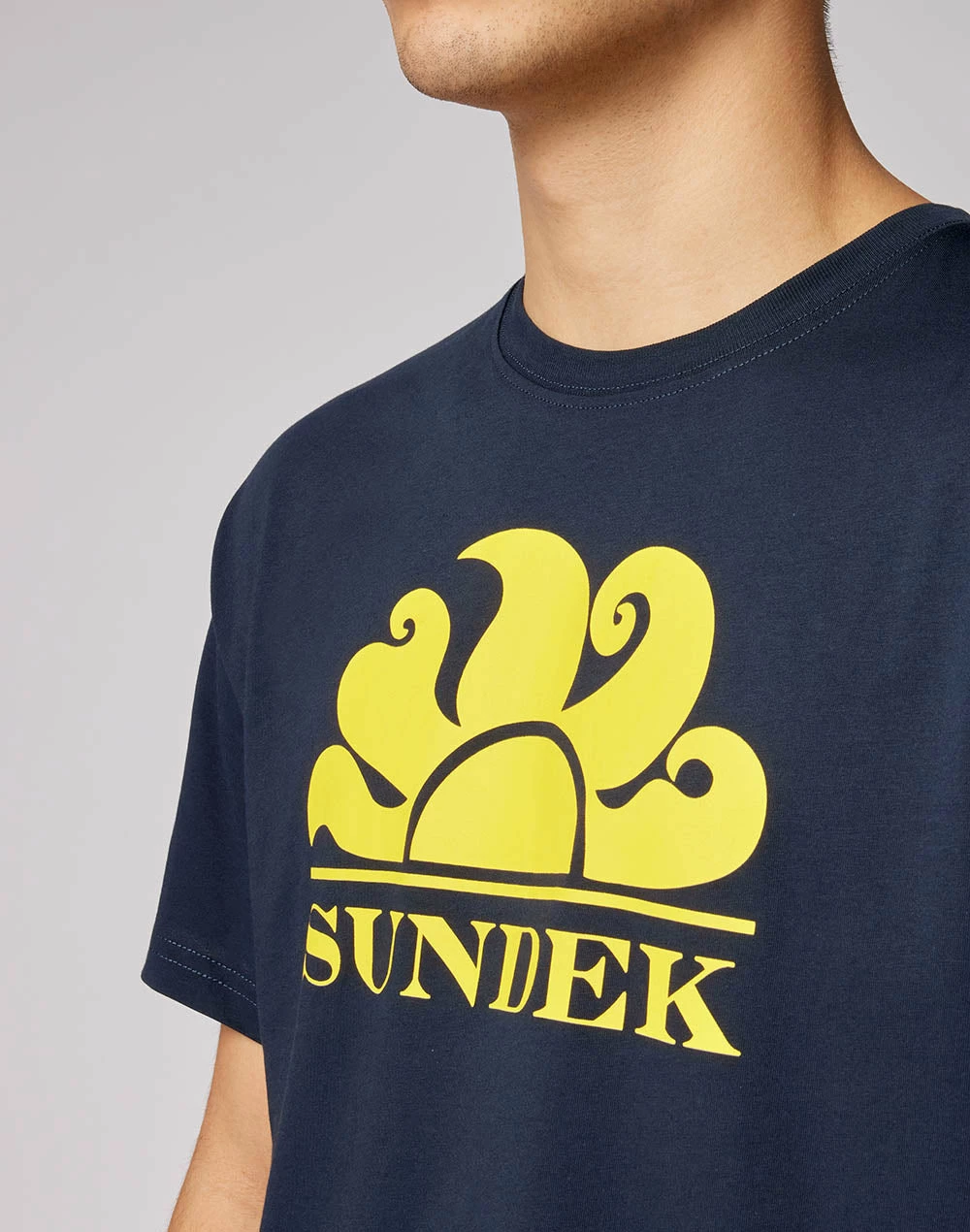 Sundek T-SHIRT GIROCOLLO CON STAMPA LOGO - immagine 3