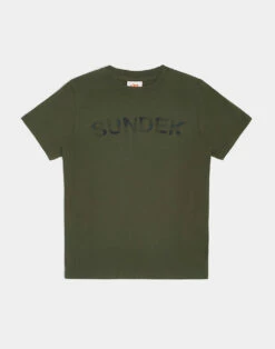 Sundek T-SHIRT GIROCOLLO CON LOGO STAMPA CAMOU