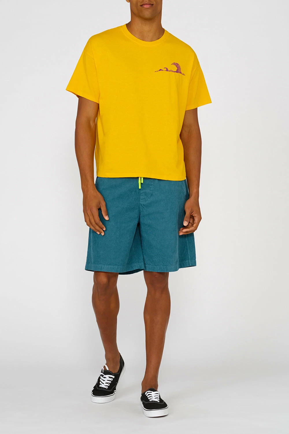 Sundek T-SHIRT CON RICAMO ONDE - GOLDENWAVE SPECIAL EDITION - immagine 3