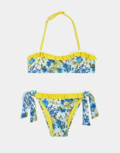 Sundek MINI GARDENIA TOP A FASCIA E SLIP CON LACCETTI