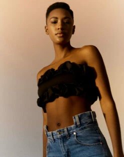 Sundek TOP A FASCIA CON ROUCHES