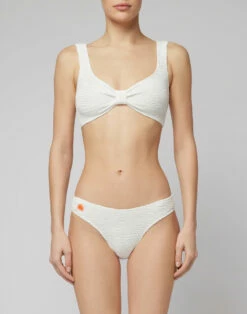 Sundek TOP BRALETTE IN TESSUTO GOFFRATO