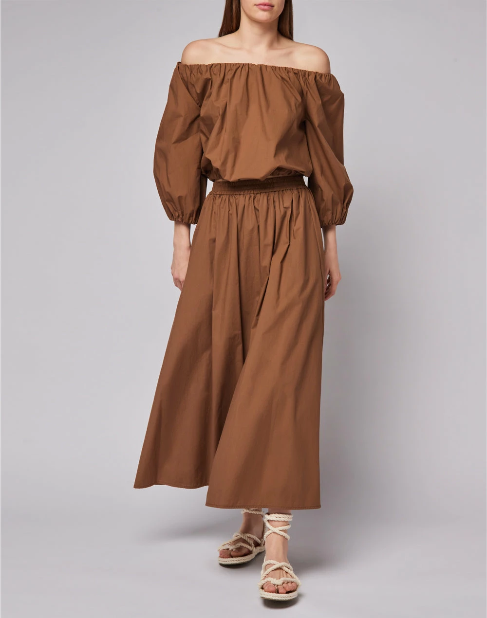 Sundek BLUSA IN COTONE POPELINE E SCOLLO A BARCA - immagine 3