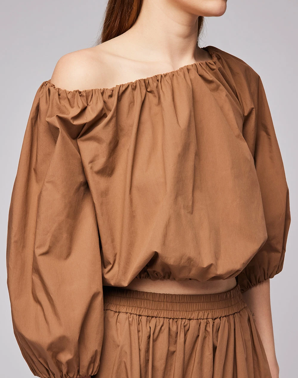 Sundek BLUSA IN COTONE POPELINE E SCOLLO A BARCA - immagine 2