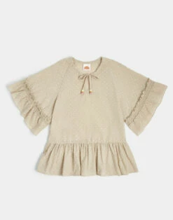 Sundek MINI BLUSA CON MANICHE AMPIE