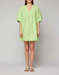 Sundek ABITO A MANICHE CORTE CON SCOLLO A V