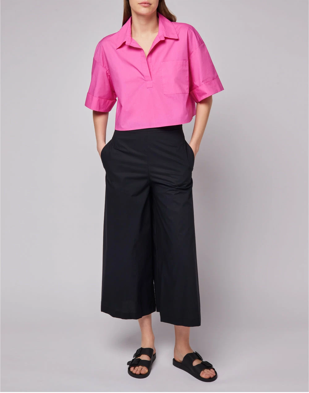 Sundek CAMICIA A MANICHE CORTE IN POPELINE - immagine 2