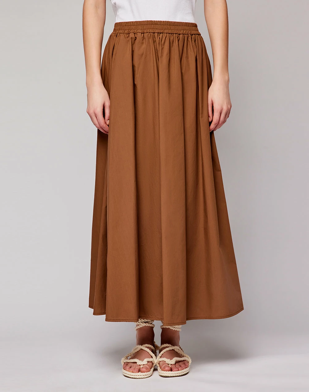 Sundek GONNA LUNGA IN COTONE POPELINE