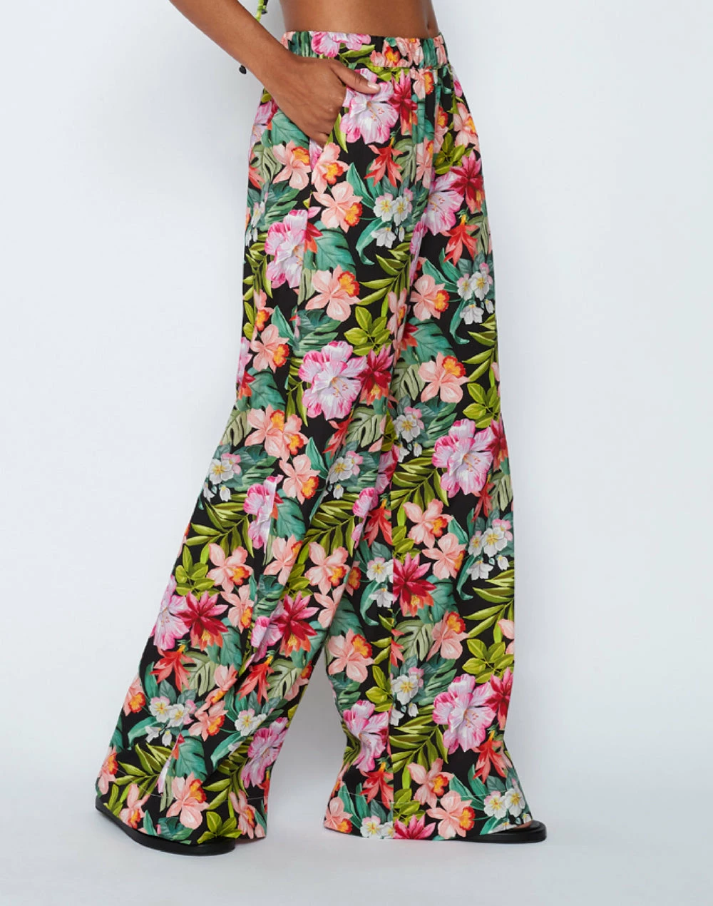 Sundek PANTALONI IN COTONE CON STAMPA FLOREALE - immagine 2